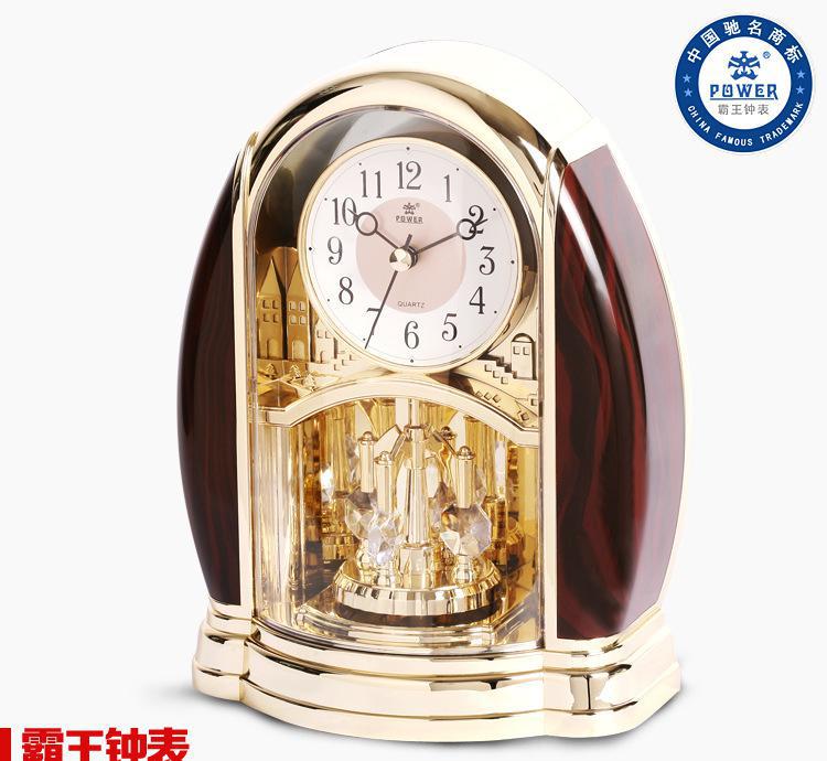 古典与静音的完美融合 POWER霸王钟表PW4208扫秒台钟体验